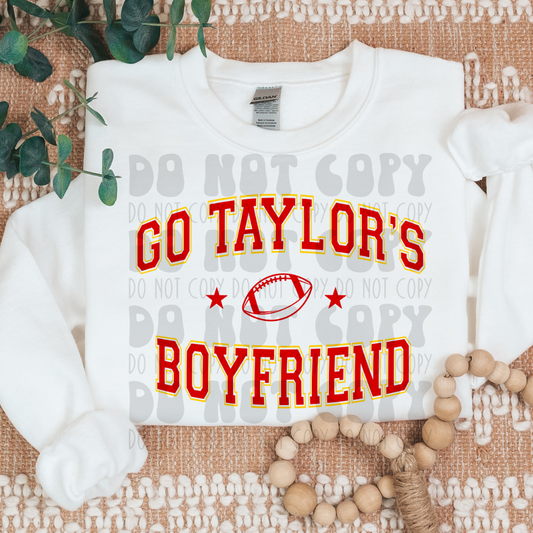 GO TAYLOR'S BOYFRIEND - DTF TRANSFER