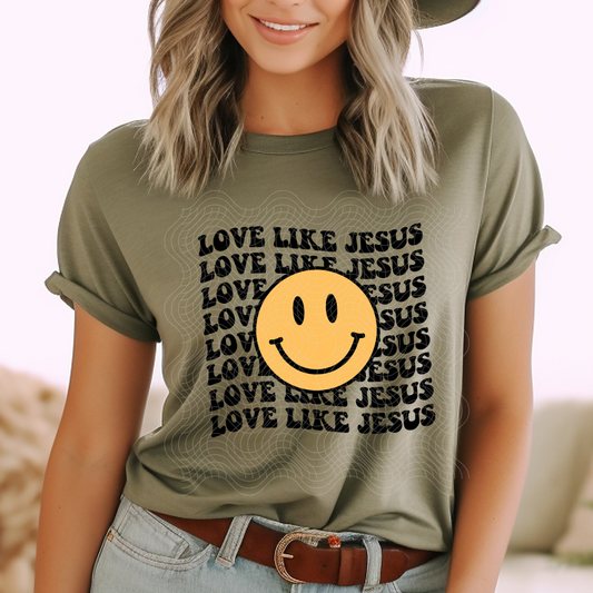 LOVE LIKE JESUS - DTF TRANSFER