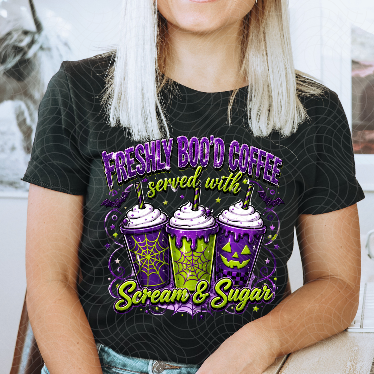 FRESHLY BOO'D COFFEE - DTF TRANSFER
