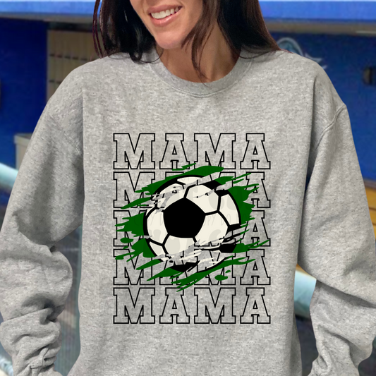 MAMA STACKED SOCCER - DTF TRANSFER
