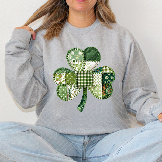 PATCHWORK CLOVER - DTF TRANSFER