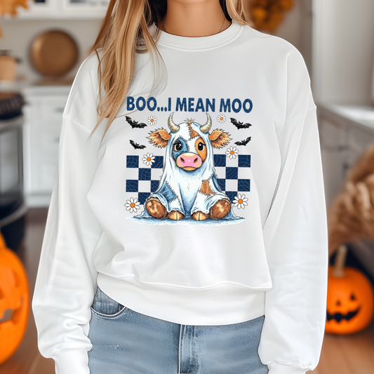 BOO.. I MEAN MOO - DTF TRANSFER