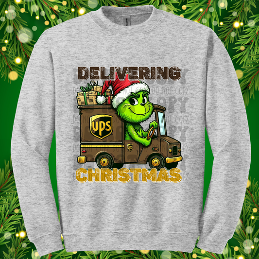 GREEN GUY U P S NO GLITTER - DTF TRANSFER