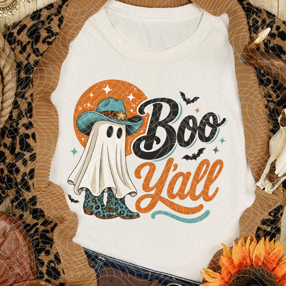 BOO Y'ALL - DTF TRANSFER