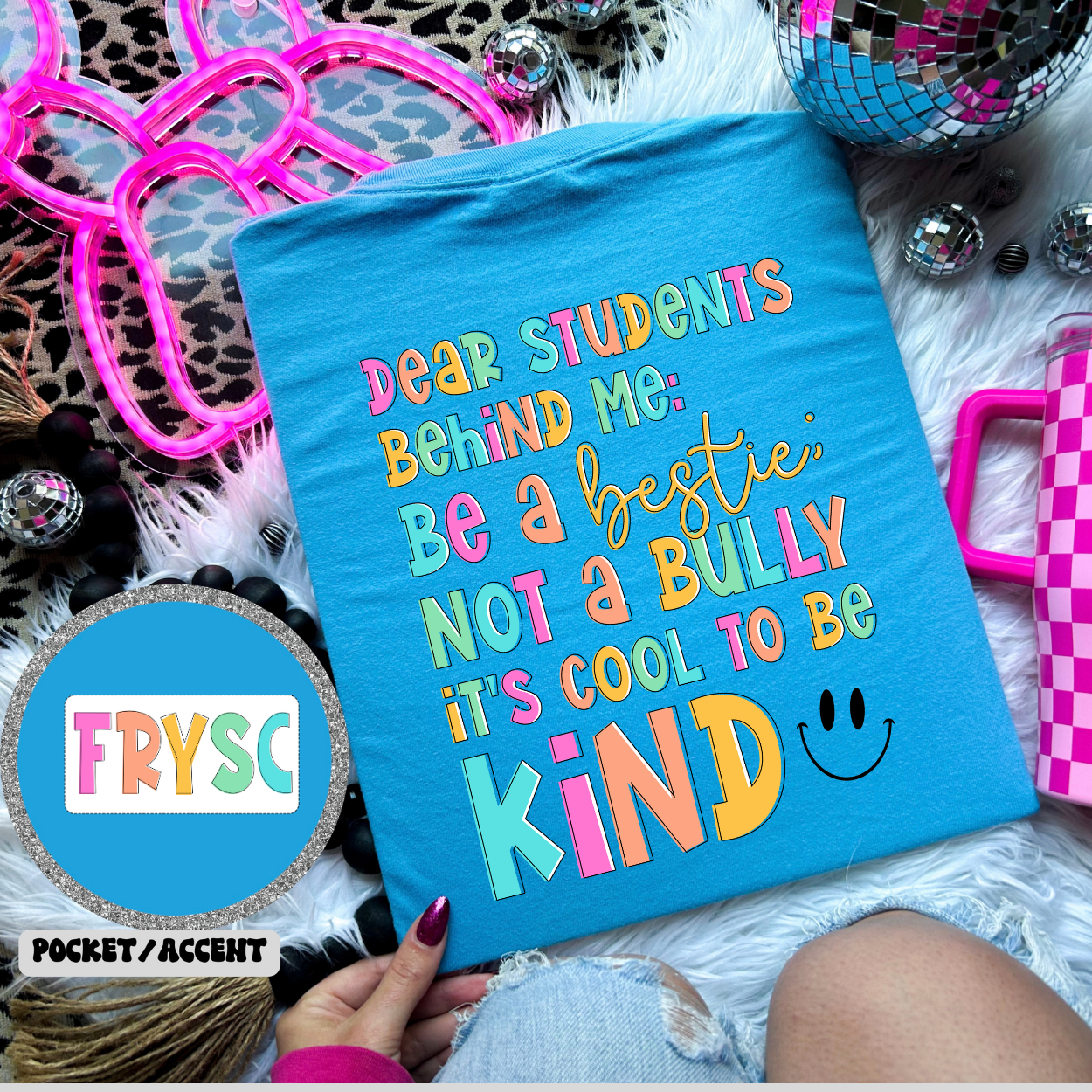 BE KIND - FRYSC POCKET - DTF TRANSFER