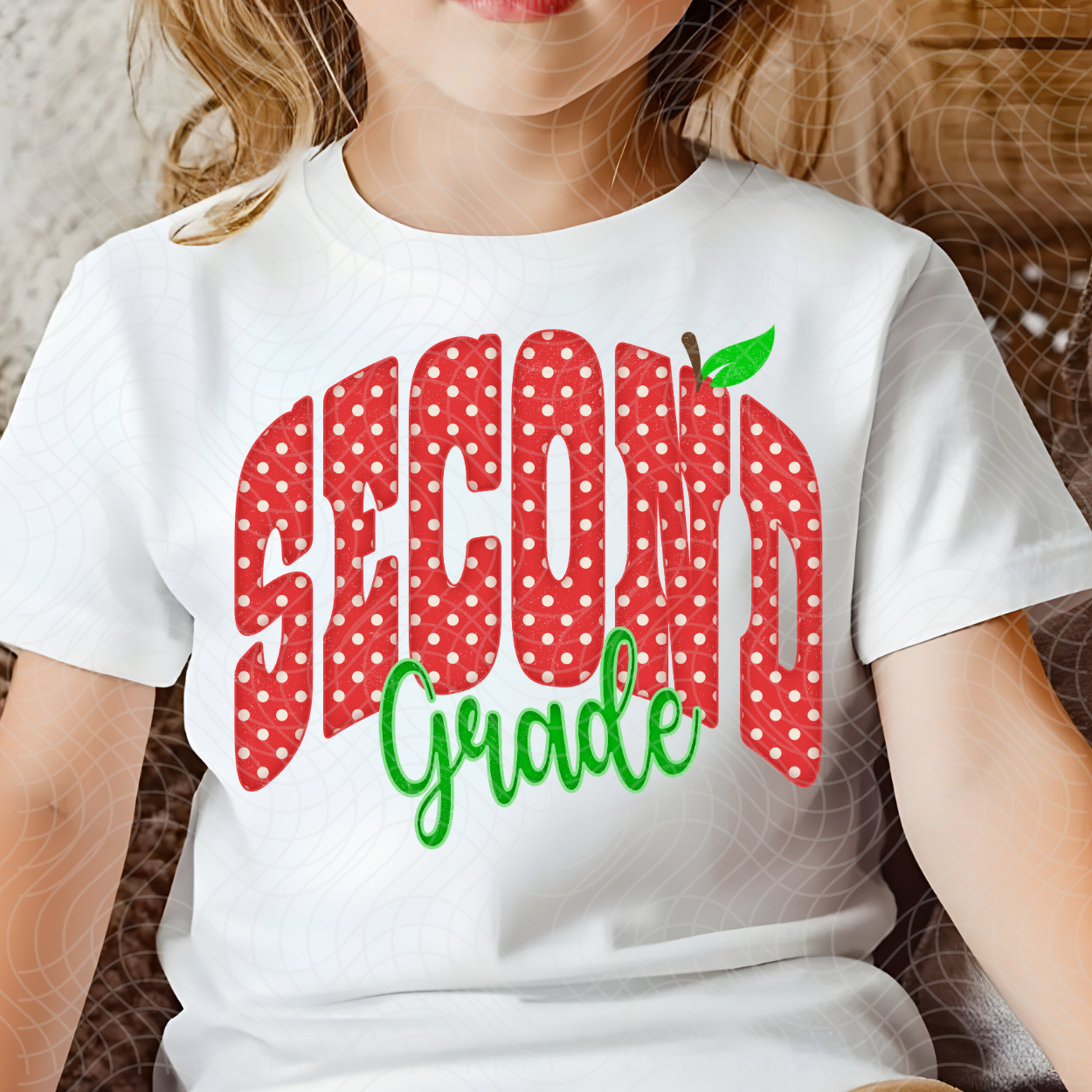 SECOND GRADE APPLE - DTF TRANSFER