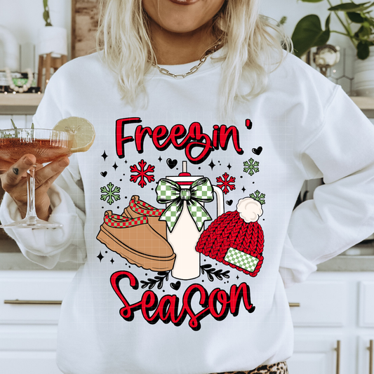 FREEZIN SEASON RED - DTF TRANSFER