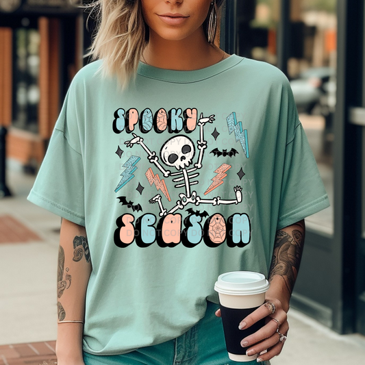 SPOOKY SEASON SKELETON - DTF TRANSFER