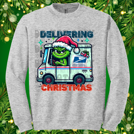 GREEN GUY U S P S NO GLITTER - DTF TRANSFER