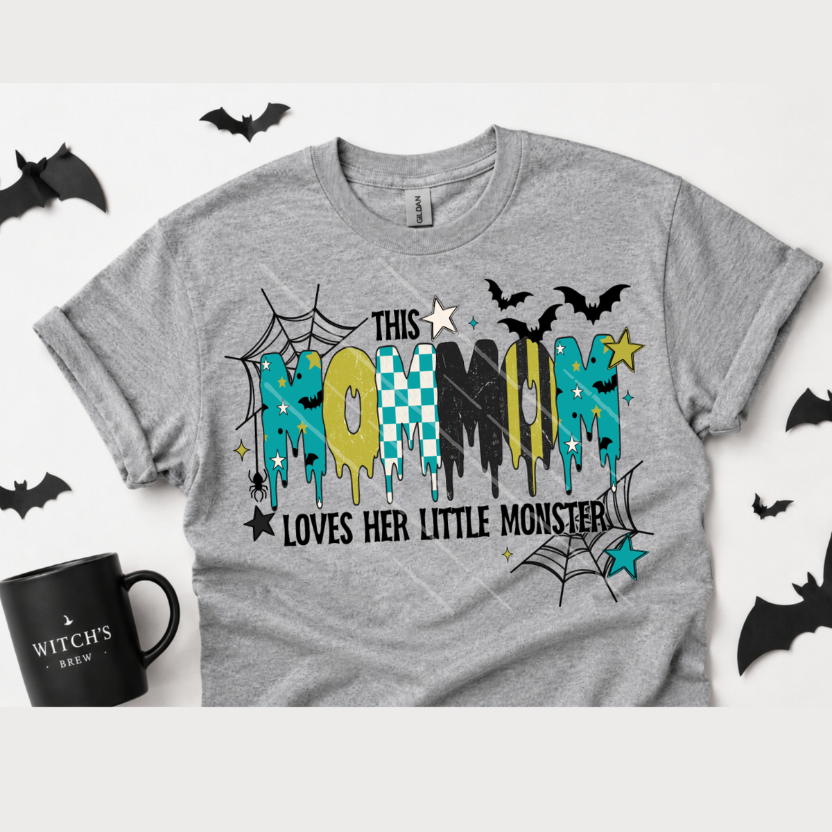 MOMMOM LOVES HER LITTLE MONSTER(SINGULAR) - DTF TRANSFER