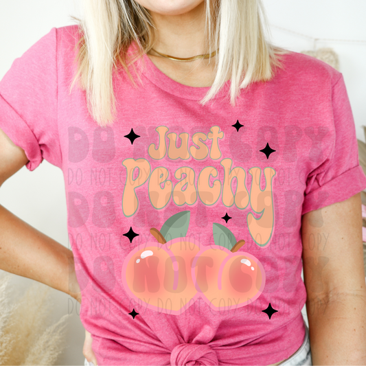 JUST PEACHY - DTF TRANSFER