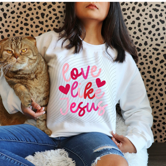 LOVE LIKE JESUS - DTF TRANSFER