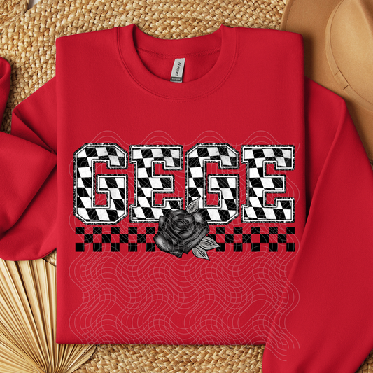 GEGE CHECKERED - DTF TRANSFER