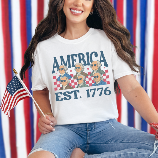 AMERICA EST 1776 - DTF TRANSFER