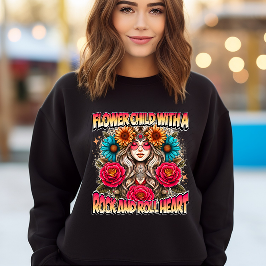 ROCK N ROLL HEART - DTF TRANSFER