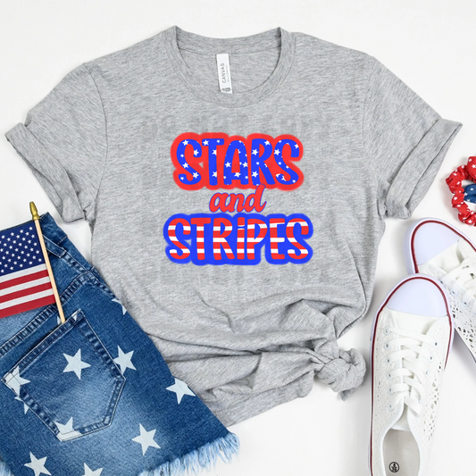 STARS AND STRIPES - DTF TRANSFER