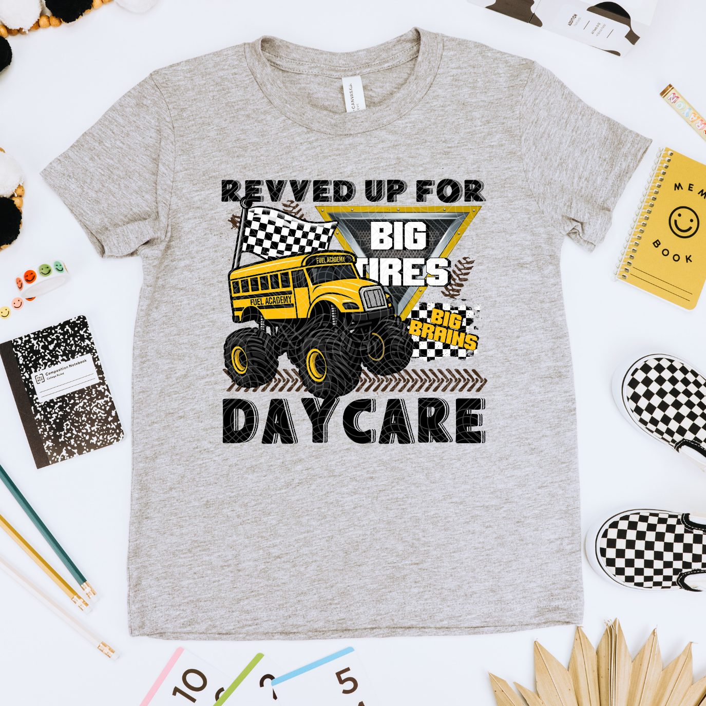 REVVED UP FOR DAYCARE - DTF TRANSFER