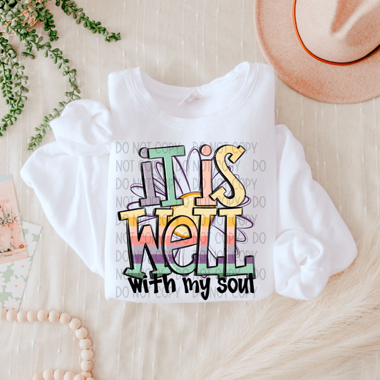 WELL WITH MY SOUL - DTF TRANSFER