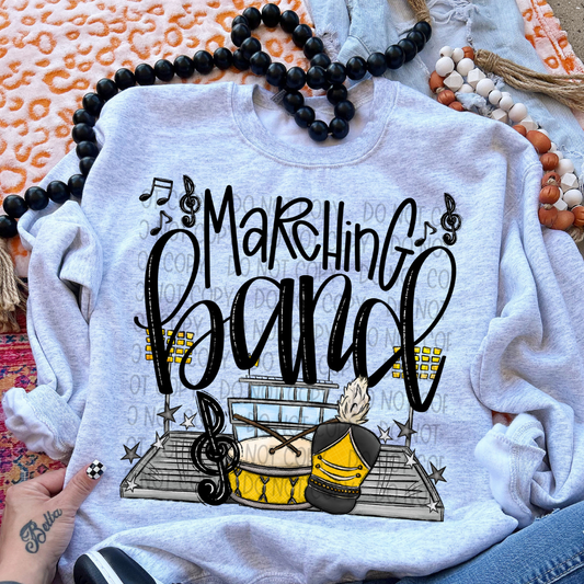 MARCHING BAND YELLOW - DTF TRANSFER