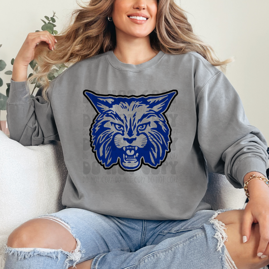 BOBCATS HEAD NO DISTRESS - DTF TRANSFER