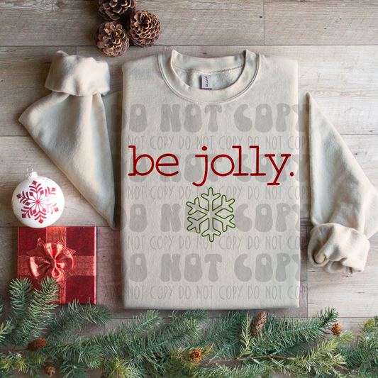 BE JOLLY SIMPLE - DTF TRANSFER