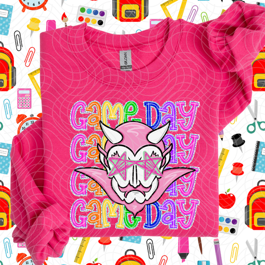 GAME DAY PREPPY DEVILS - DTF TRANSFER