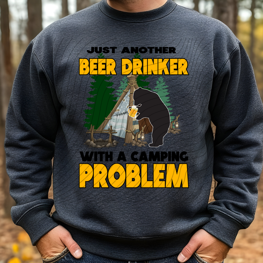 BEER DRINKER CAMPING PROBLEM - DTF TRANSFER