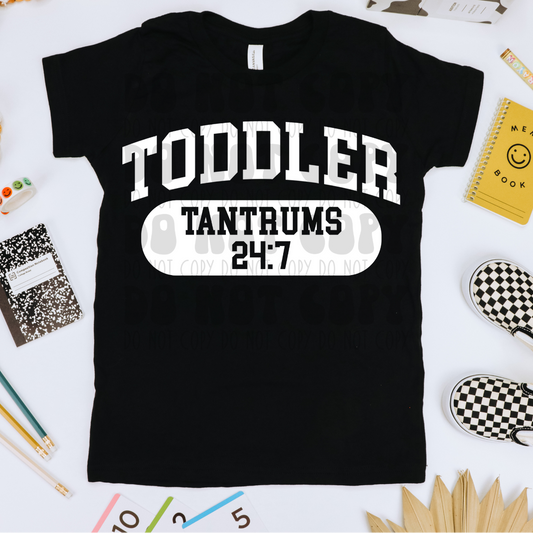 VARSITY TODDLER - WHITE - DTF TRANSFER