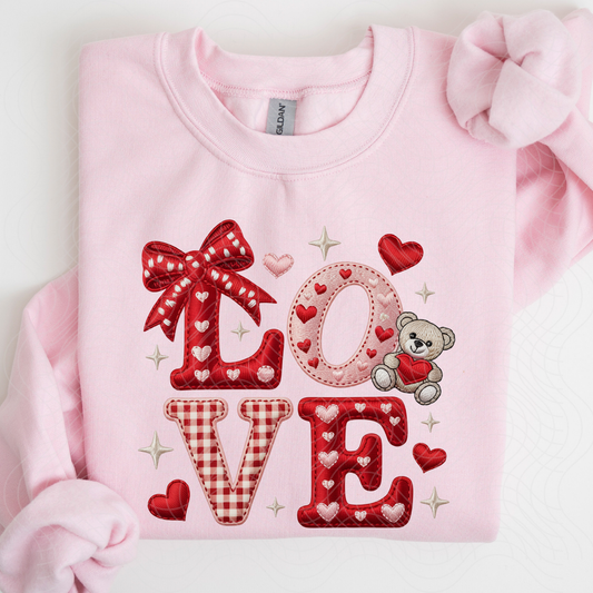 FAUX YARN LOVE - DTF TRANSFER