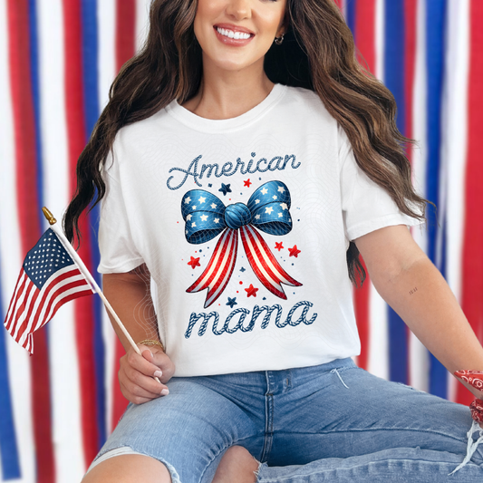AMERICAN MAMA - DTF TRANSFER