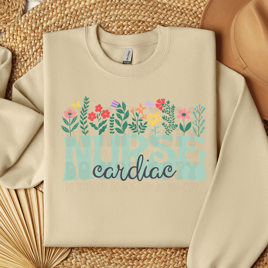 FLORAL CARDIAC NURSE - DTF TRANSFER
