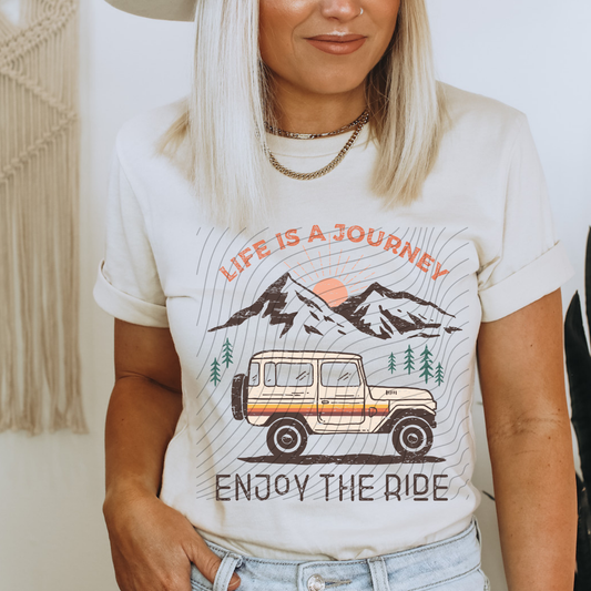 LIFE IS A JOURNEY - DTF TRANSFER