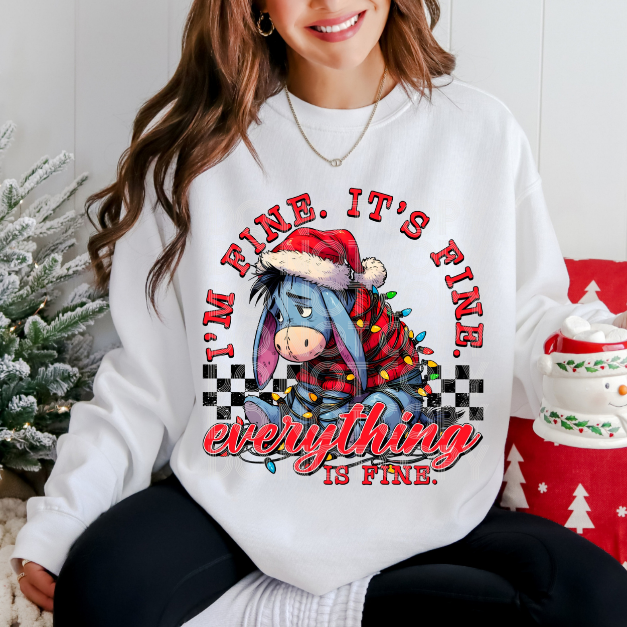 EVERYTHING IS FINE CHRISTMAS - DTF TRANSFER