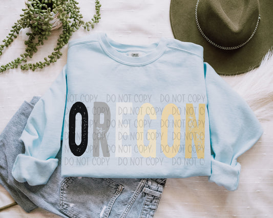 OREGON NEUTRALS - DTF TRANSFER