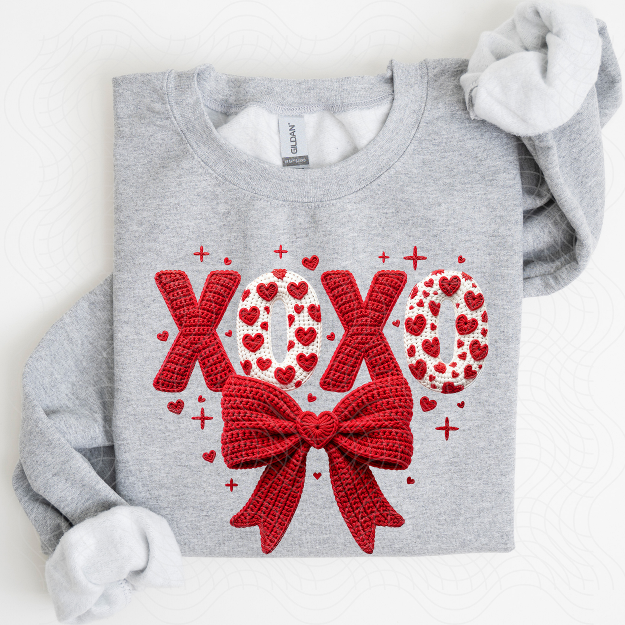 FAUX YARN XOXO - DTF TRANSFER