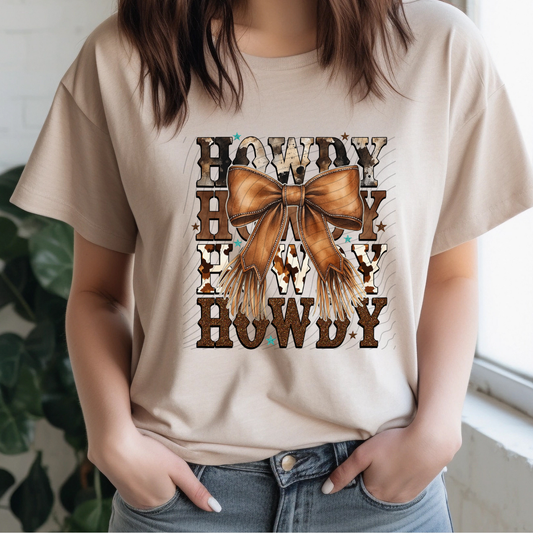 HOWDY STACKED - DTF TRANSFER