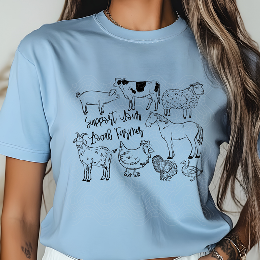 SUPPORT YOUR LOCAL FARMER - DTF TRANSFER