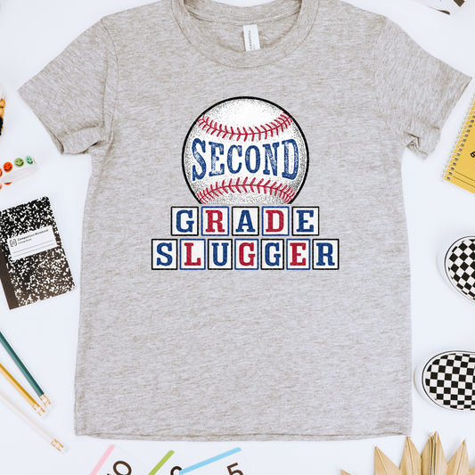 SECOND GRADE SLUGGER - DTF TRANSFER