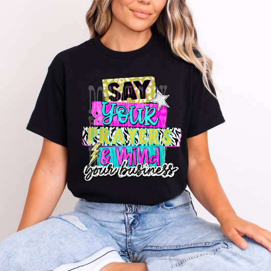 SAY YOUR PRAYERS - DTF TRANSFER