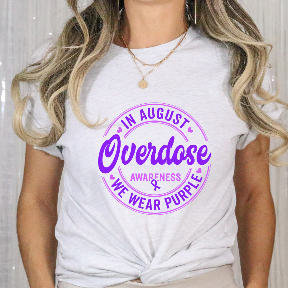 OVERDOSE AWARENESS CIRCLE - DTF TRANSFER