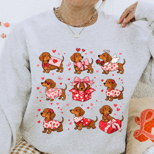 VALENTINE DOGS - DTF TRANSFER
