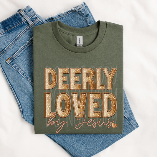 DEERLY LOVED - DTF TRANSFER