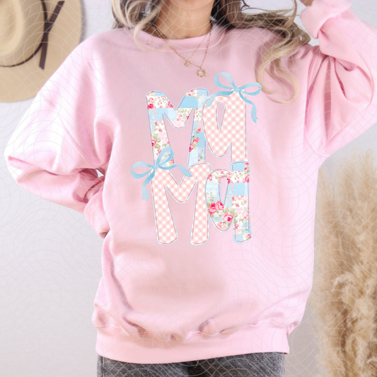 MAMA PINK/BLUE - DTF TRANSFER