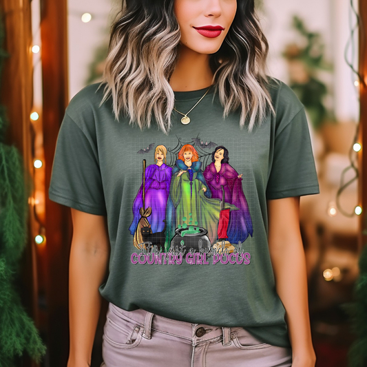 COUNTRY GIRL POCUS - DTF TRANSFER