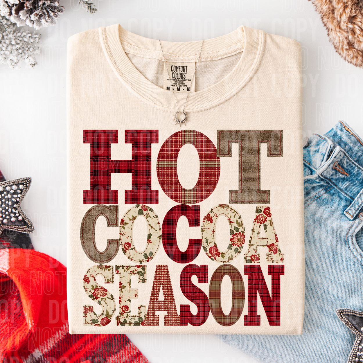 PATTERNED HOT COCOA SEASON - DTF TRANSFER