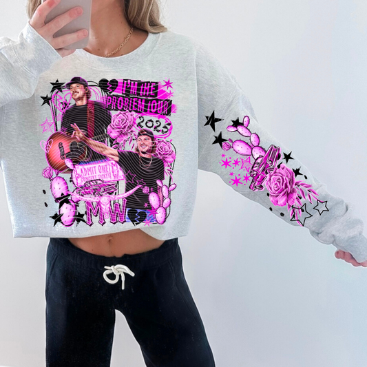 PINK PROBLEM W/ TRUCK SLEEVE - DTF TRANSFER