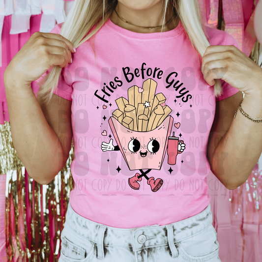 FRIES BEFORE GUYS - DTF TRANSFER
