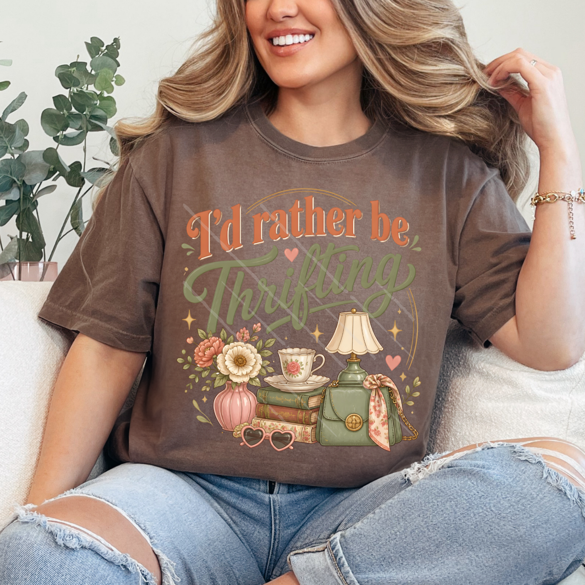 I'D RATHER BE THRIFTING - DTF TRANSFER