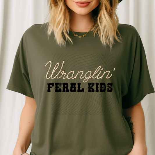 WRANGLIN FERAL KIDS - DTF TRANSFER