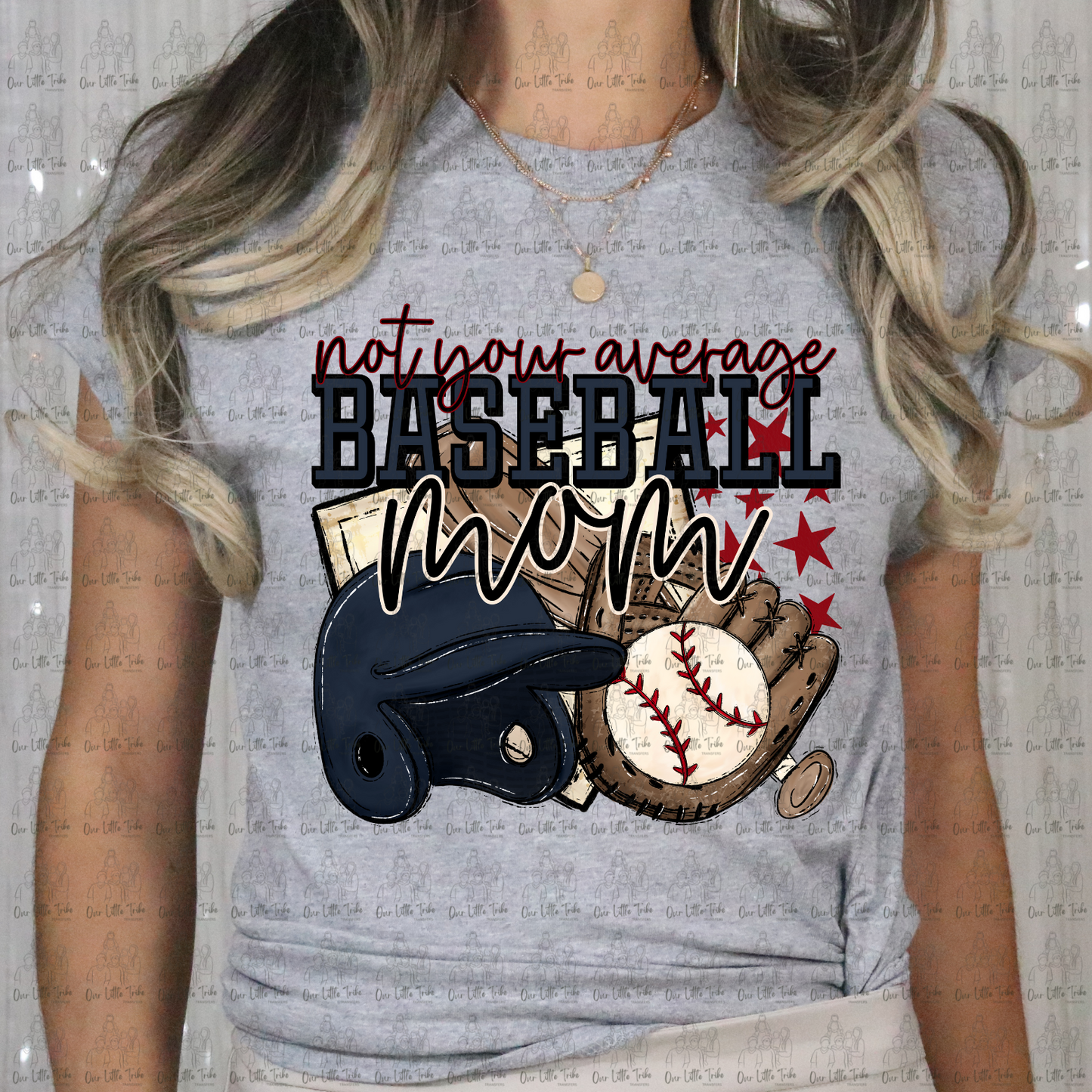 NOT YOUR AVERAGE BASEBALL MOM - DTF TRANSFER